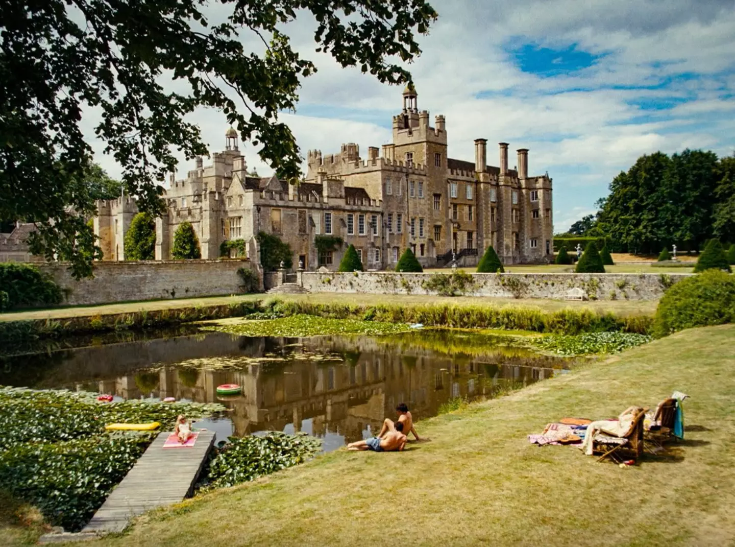 The Saltburn manor in the film.