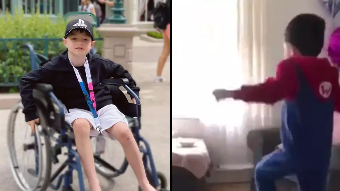 Mum claims at-home workout revealed son had rare incurable disease as he couldn’t do simple exercise