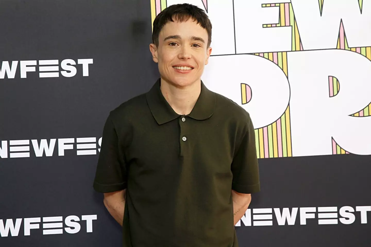 Page's The Umbrella Academy character transitioned alongside him. (Dominik Bindl/Getty Images)