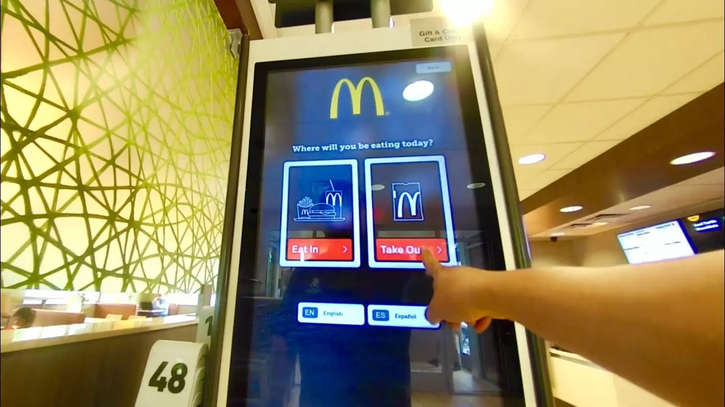 Many McDonald's and KFC restaurants already have these digital kiosks installed.