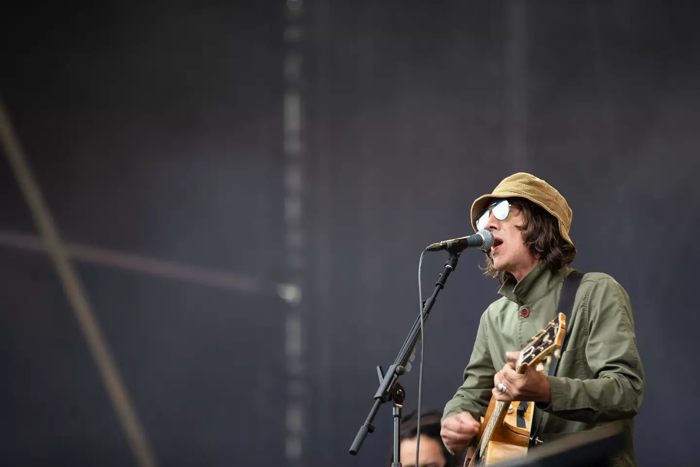 Richard Ashcroft performing a recent gig.