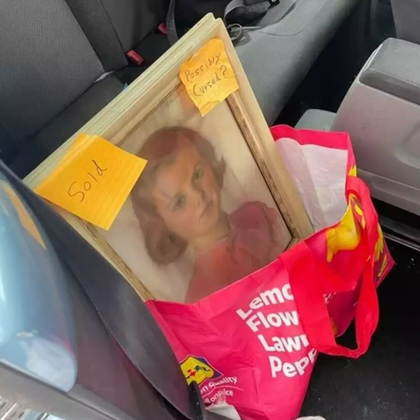 This painting is supposedly cursed.