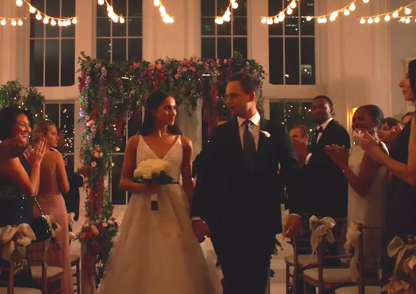 She left the show after her character's season 7 wedding, shortly before her actual wedding (USA Network)