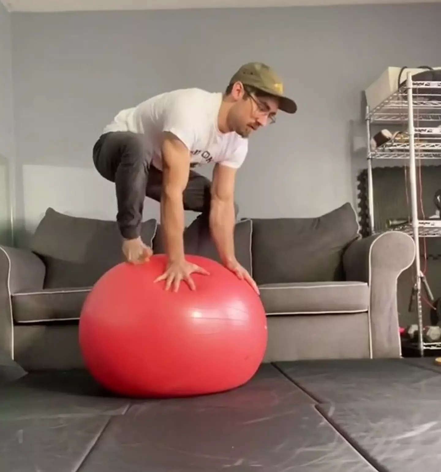 Nolan is currently developing an 'all fours' exercise programme.