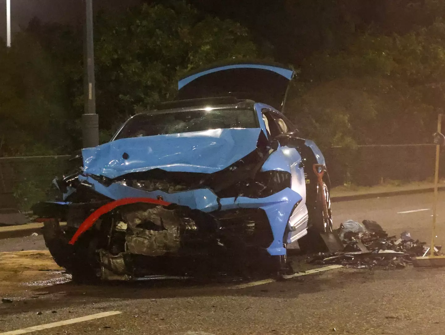 Six people were involved in the crash and are said not to be in a life threatening condition.