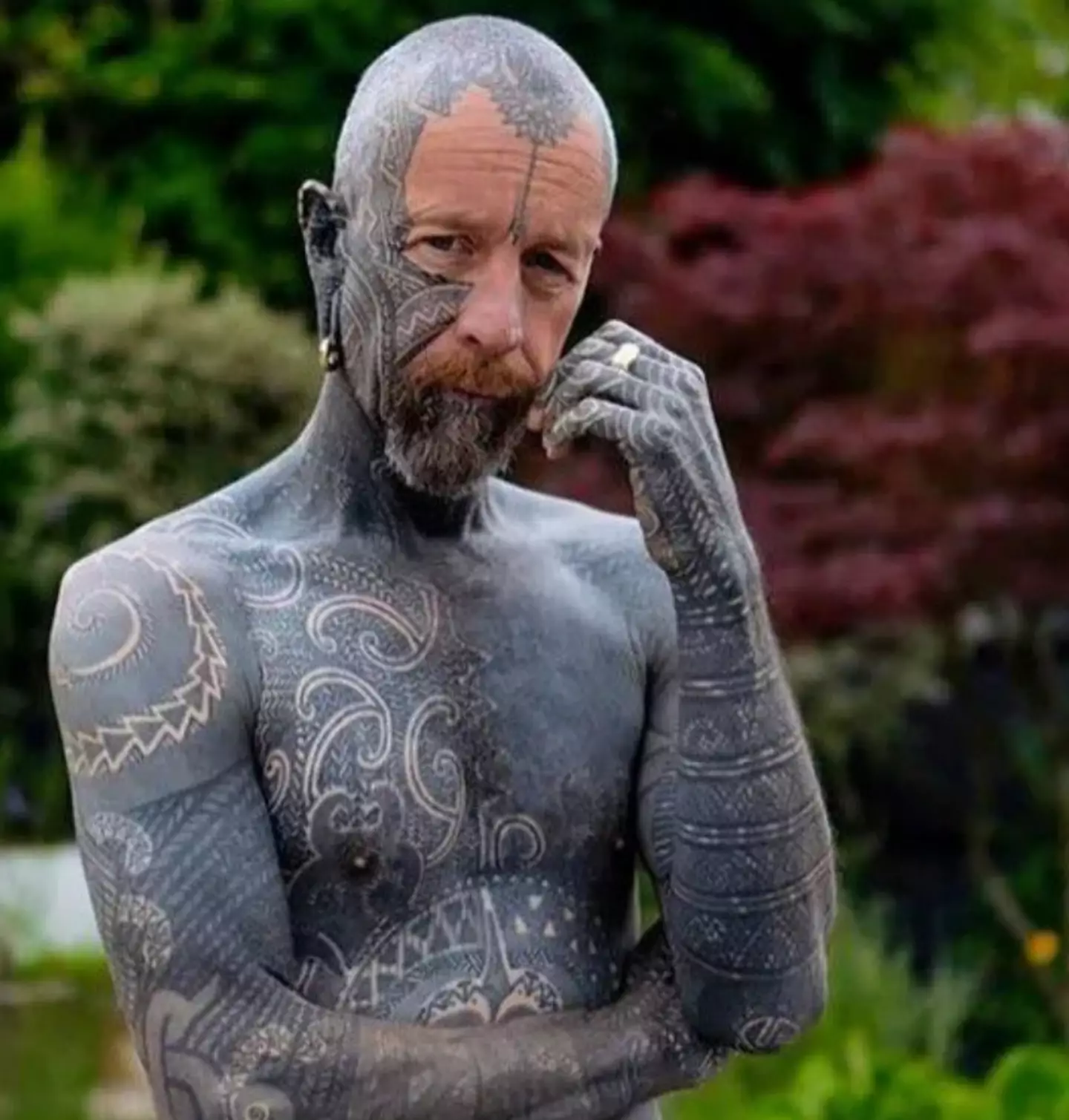 Andreas has received some negative comments from trolls online for his look.