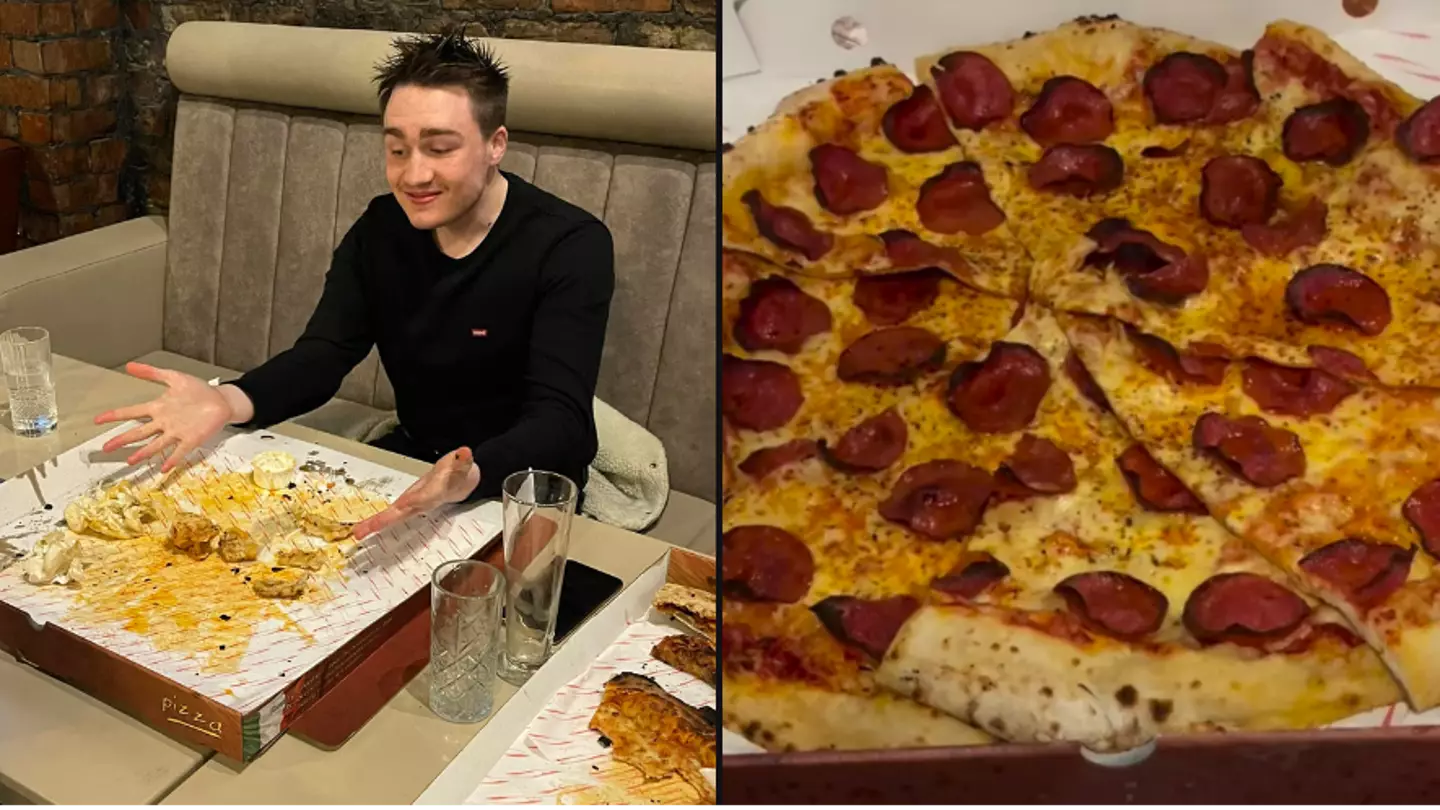 People divided after bloke loses huge food challenge by just five bites