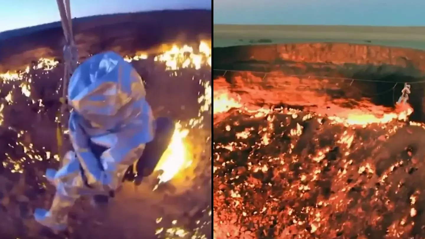 First person to go inside Earth's 'Door to Hell' claims it's 'like stepping onto an alien planet'