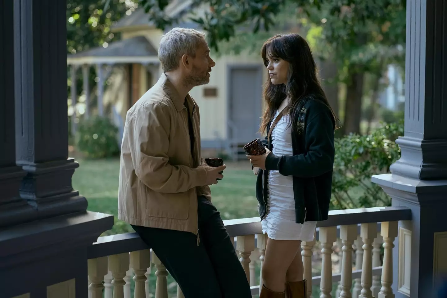 Martin Freeman and Jenna Ortega are teaming up together in a new erotic drama.
