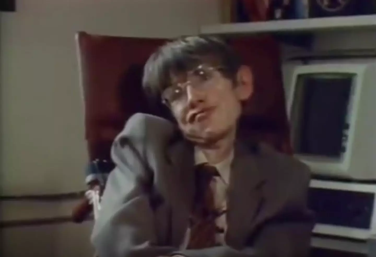 Stephen Hawking in 1984.