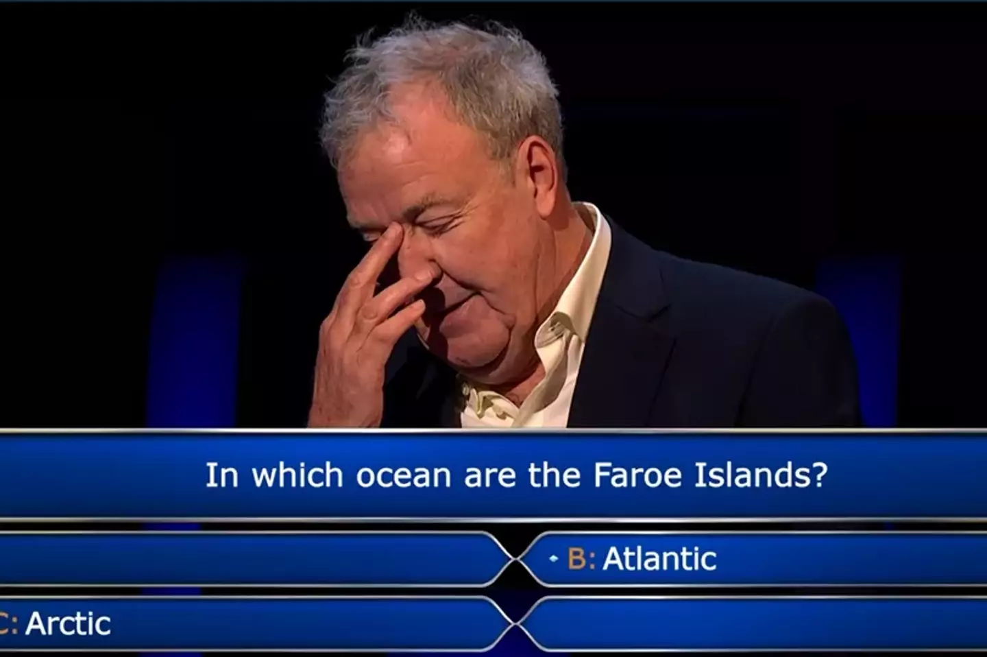 Some viewers have joked that Sunday's episode of Who Wants To Be A Millionaire was 'fixed' after the 50/50 question 'strikes again'.