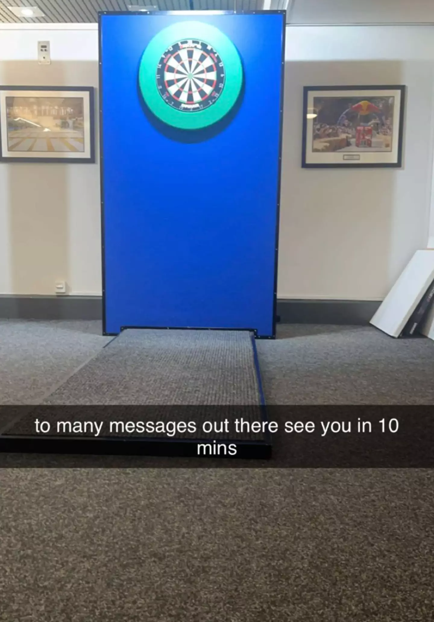 It's said to be from his snapchat story.