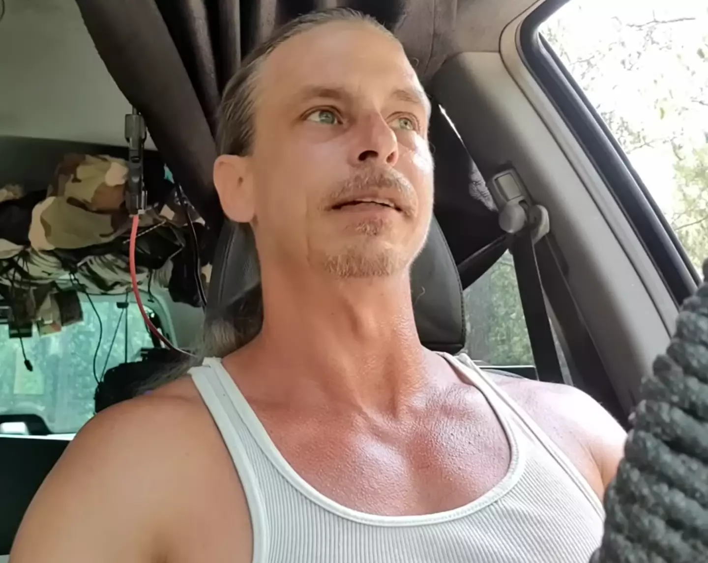 He said that he knew if he fell asleep properly he could die of suffocation. (YouTube/Joey the Gypsy)