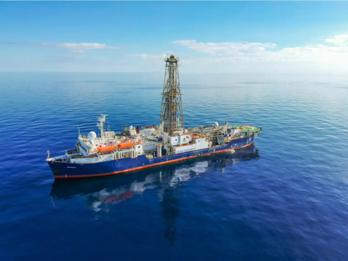 The drilling took place in the Atlantic Ocean. (Thomas Ronge)
