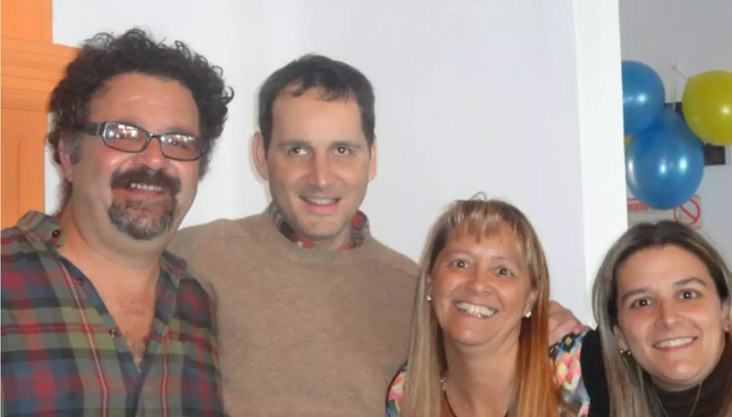 Cristian Guglielmett, pictured with relatives, is set to receive the life-changing device.