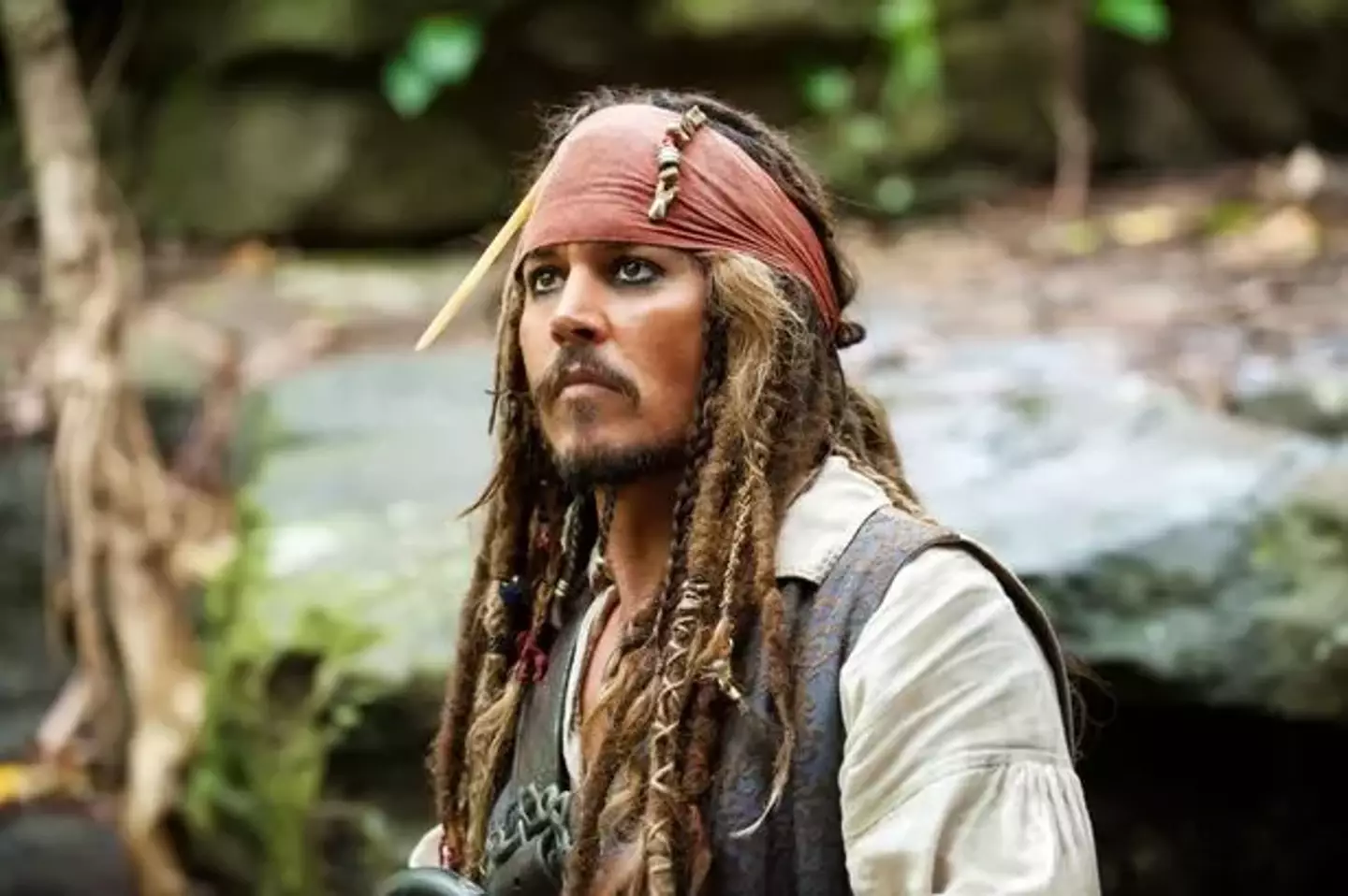 Johnny Depp during his last outing as Captain Jack Sparrow.