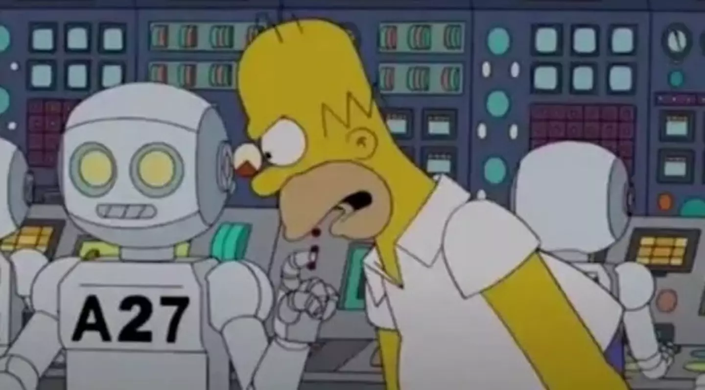 Mr Burns replaced all his employees at the nuclear power plant with robots in one episode.