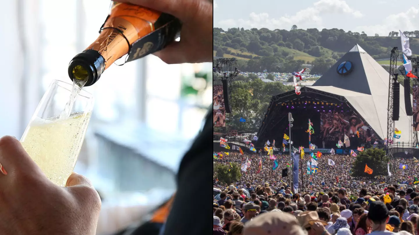 Prosecco drinkers in for huge shock at Glastonbury after seeing price of bottle at festival