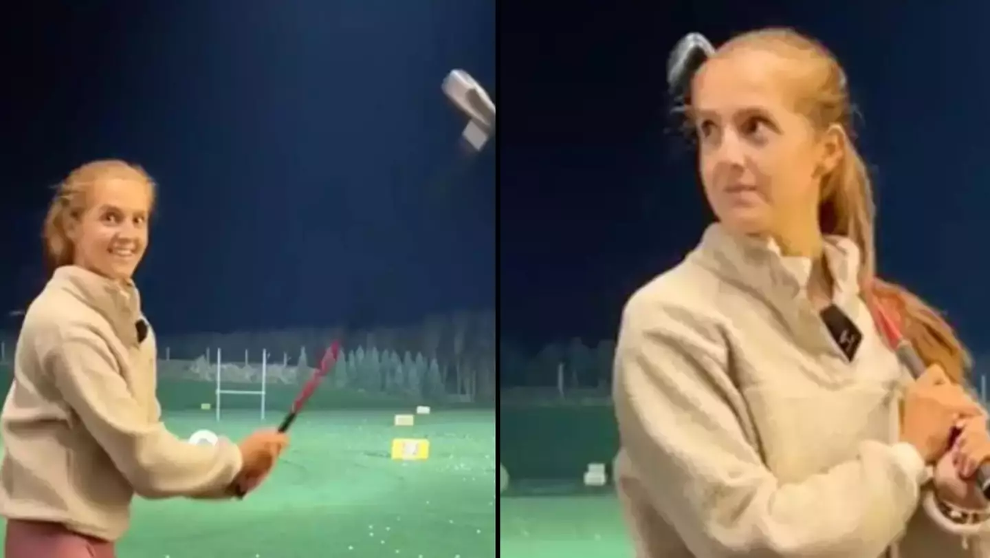 Golf pro was praised for her reaction to man ‘who’s played for 20 years’ telling her how to swing