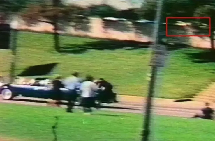 Footage captured by Orville Nix may shed further light on claims numerous gunmen were involved (Assassination Archives and Research Centre)