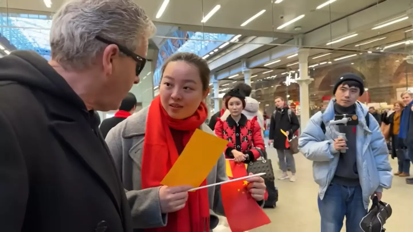 The group came over and told him they wanted the pianist to stop filming.