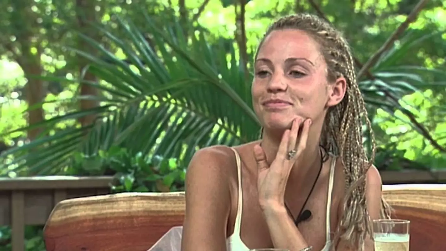 Jordan on I'm A Celeb (ITV)