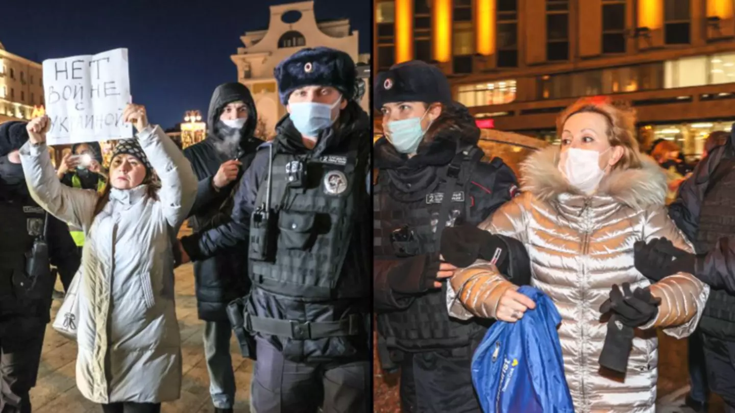 Fearless Russians Defy Secret Police To Protest Invasion Of Ukraine