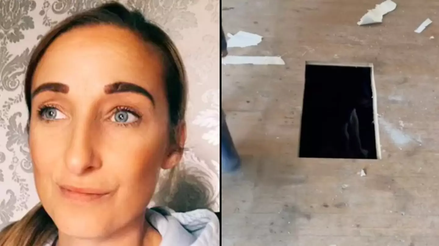 Woman discovers 'secret trapdoor' in her parents' 200-year-old farmhouse