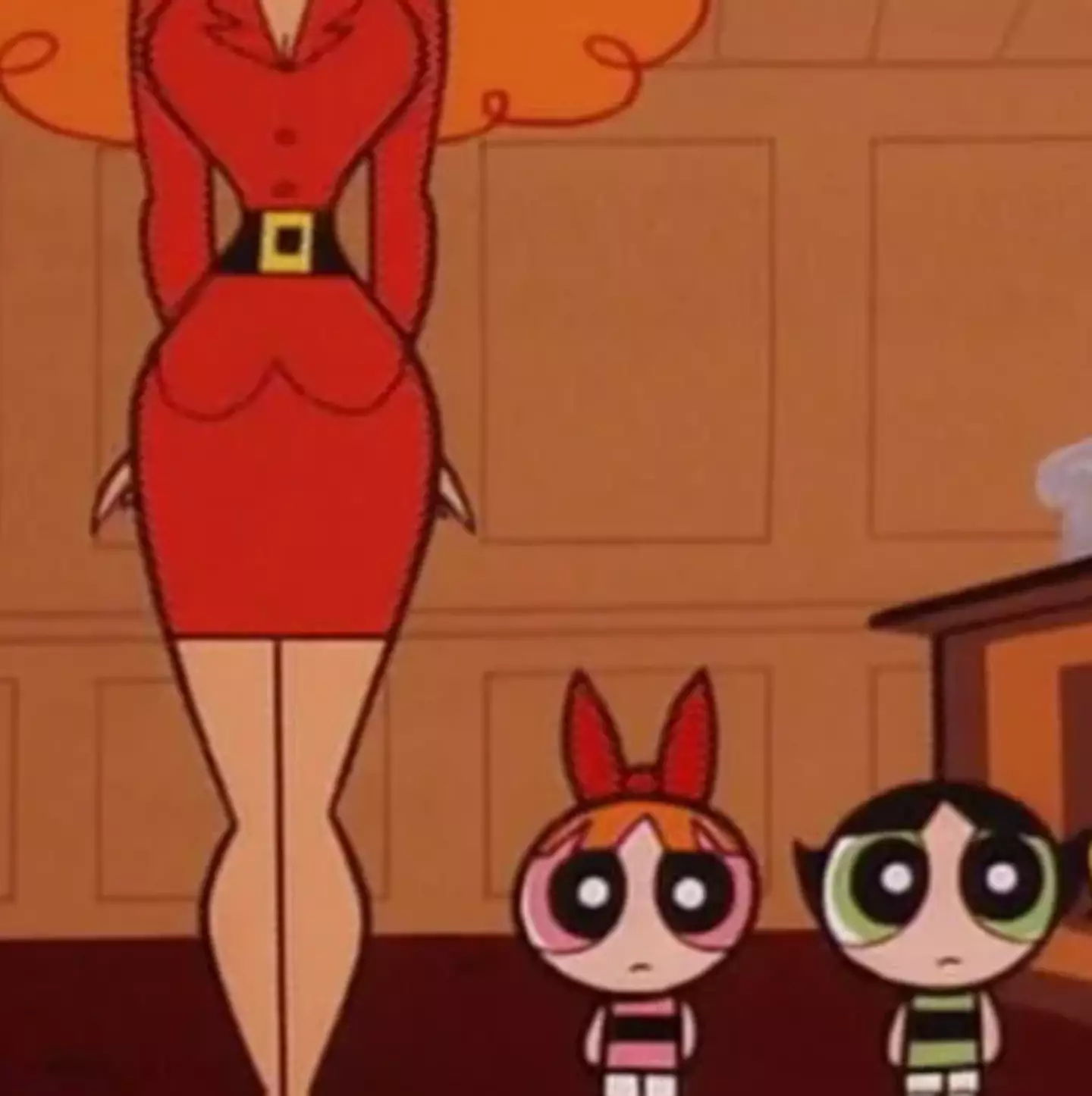 Ms. Bellum was always obstructed by her hair.
