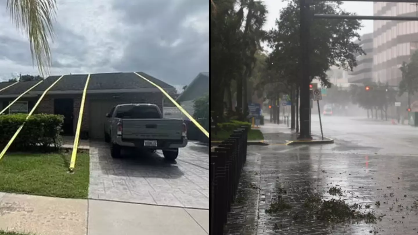Florida man forced to strap entire house down as Hurricane Milton hits state with multiple deaths confirmed