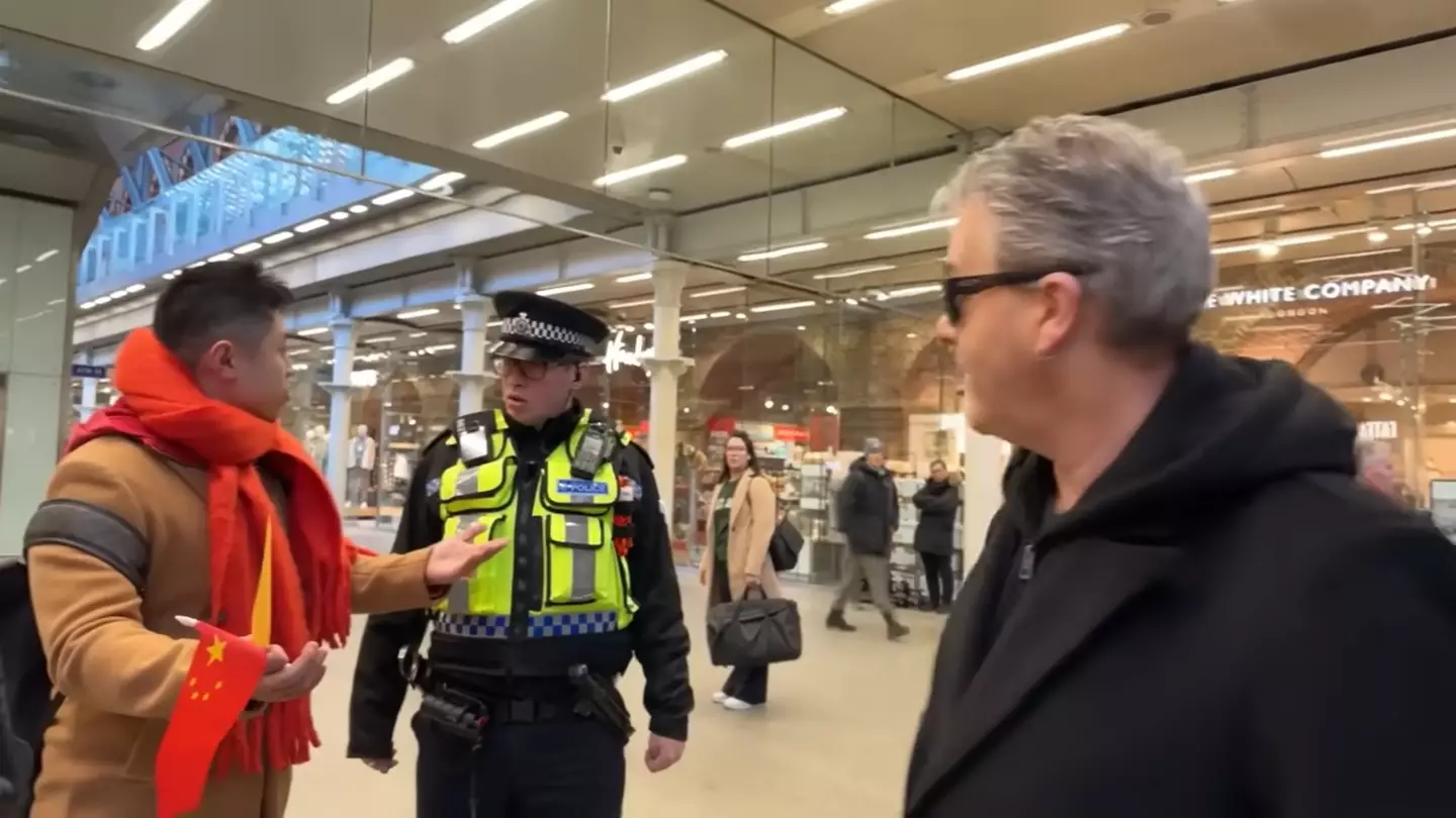 The police got involved, and legally Brendan is allowed to film in a public place.