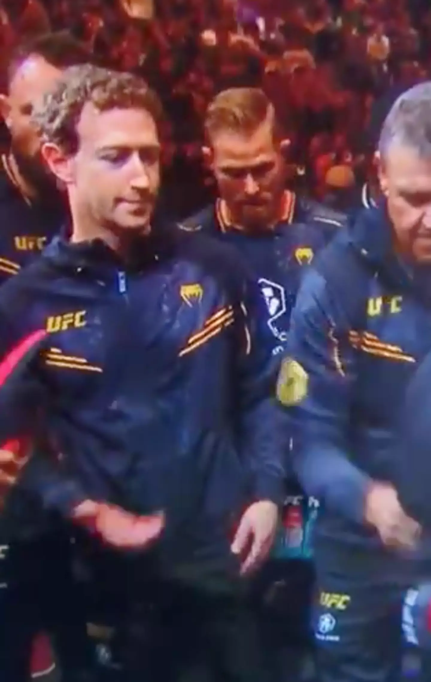 Mark Zuckerberg walked out Alex Volkanovski at UFC 298.