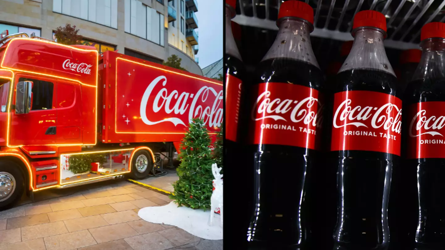 Real reason behind Coca-Cola’s iconic red packaging as iconic truck tours UK