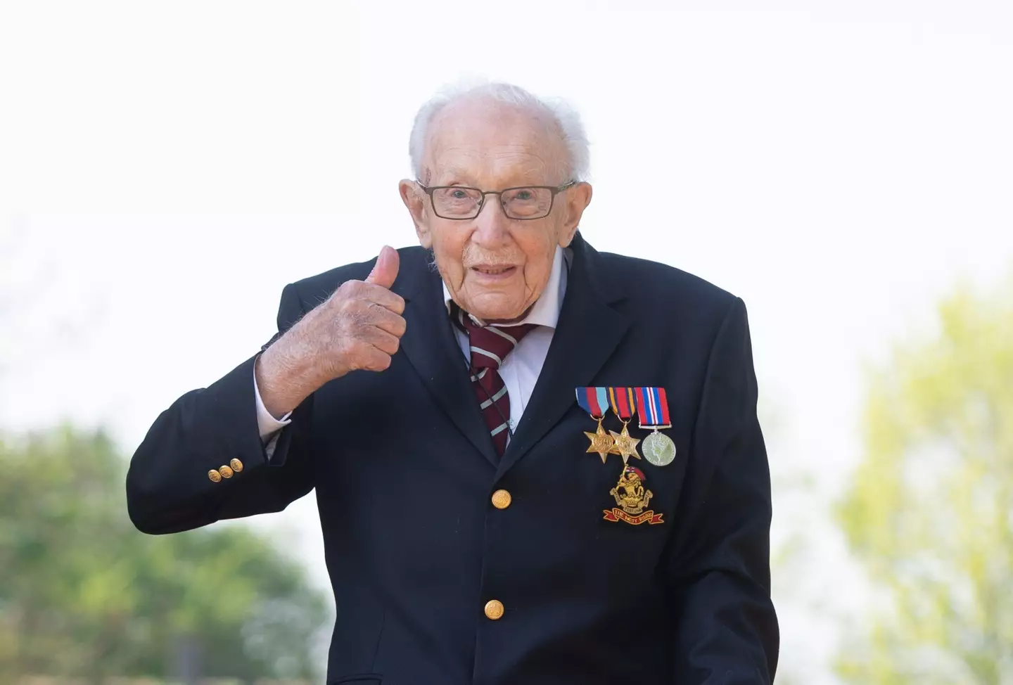 Sir Captain Tom Moore raised over £33 million for the NHS.