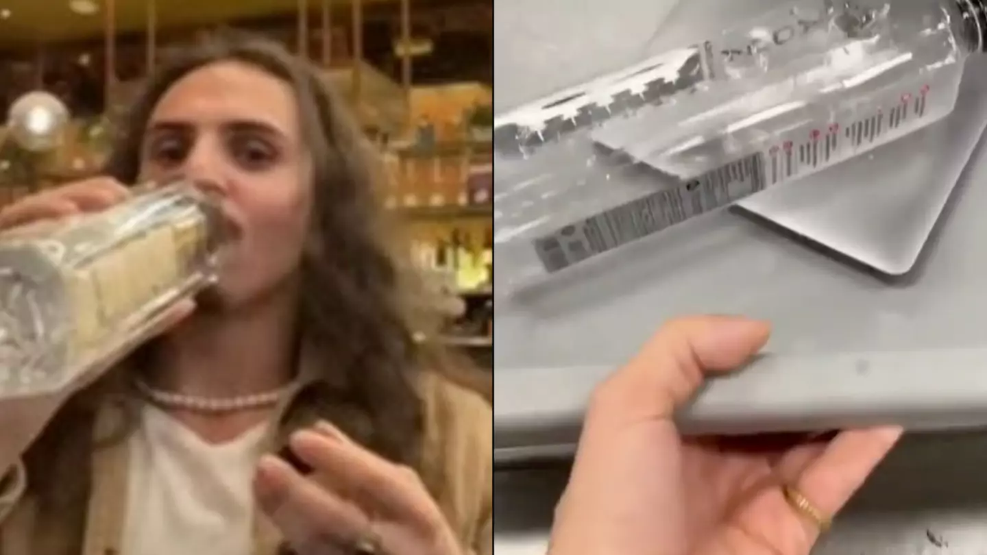 Traveller uses clever hack to get free bottle of water after going through security