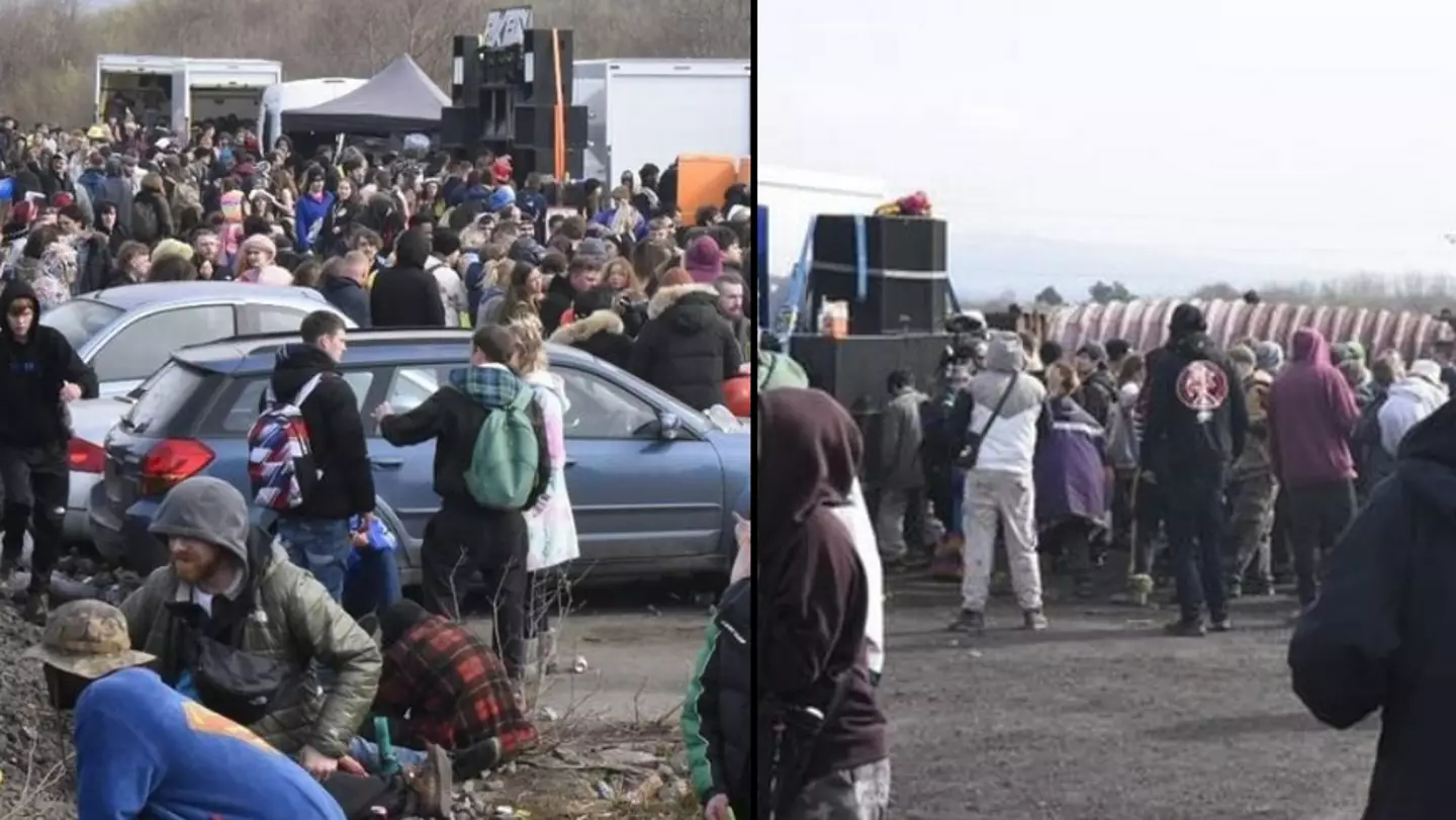 Police called to huge illegal rave with more than 1,000 people