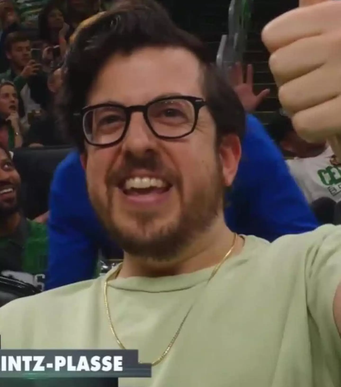 Christopher Mintz-Plasse was at a basketball game this weekend.