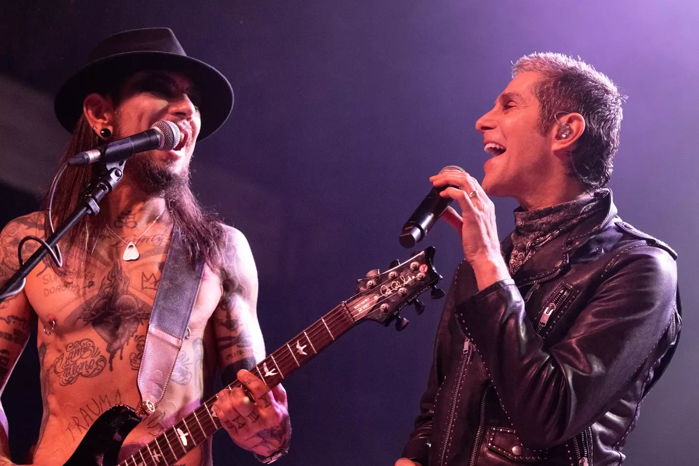 Dave Navarro and Perry Farrell (Scott Dudelson/Getty Images)