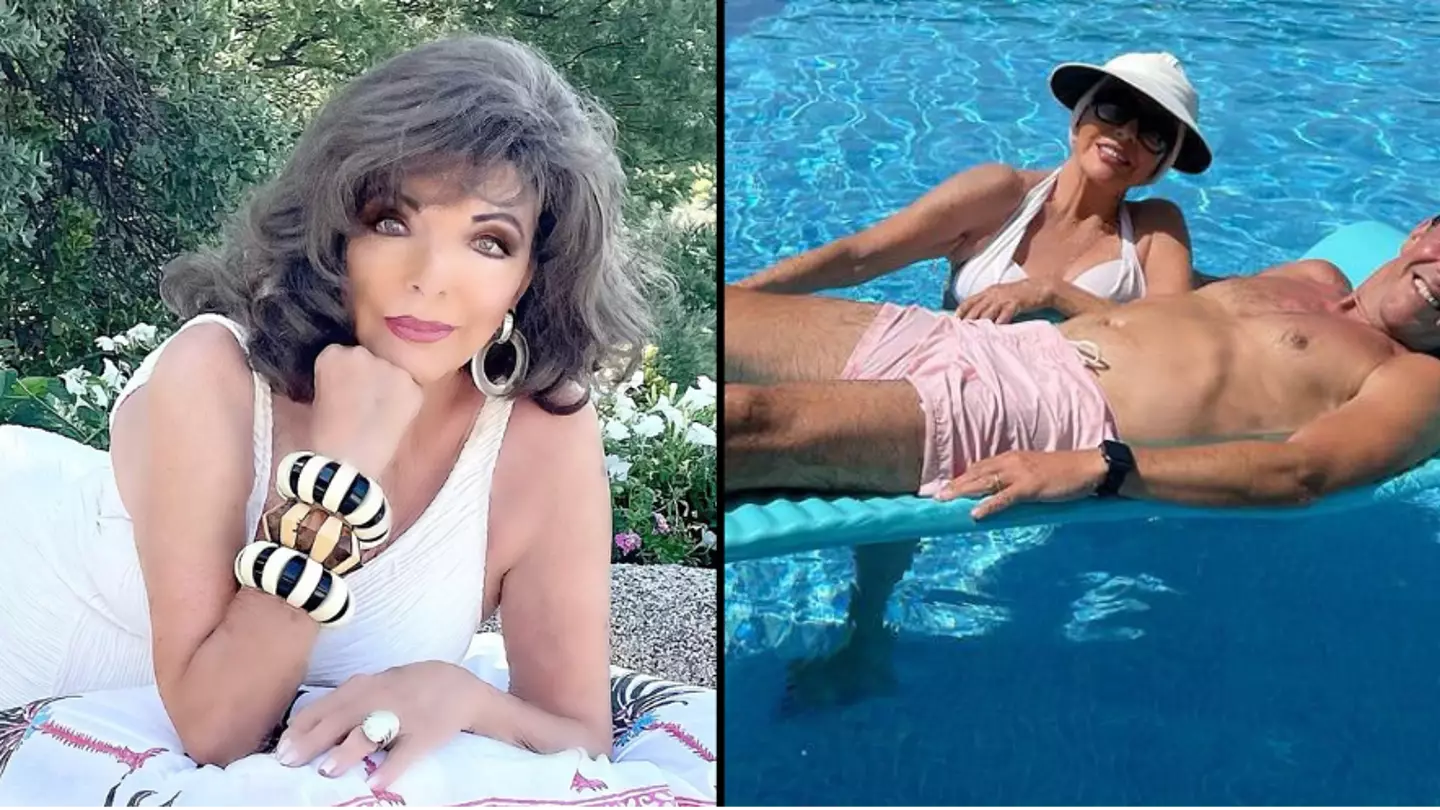People are absolutely shocked Dame Joan Collins is 90 as she poses in a bikini