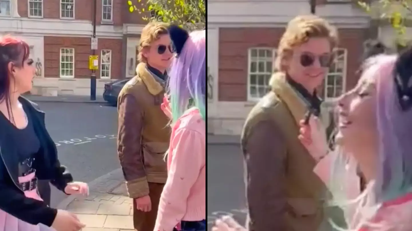 Women approach man asking if he wants to date them and have no idea he’s famous British actor