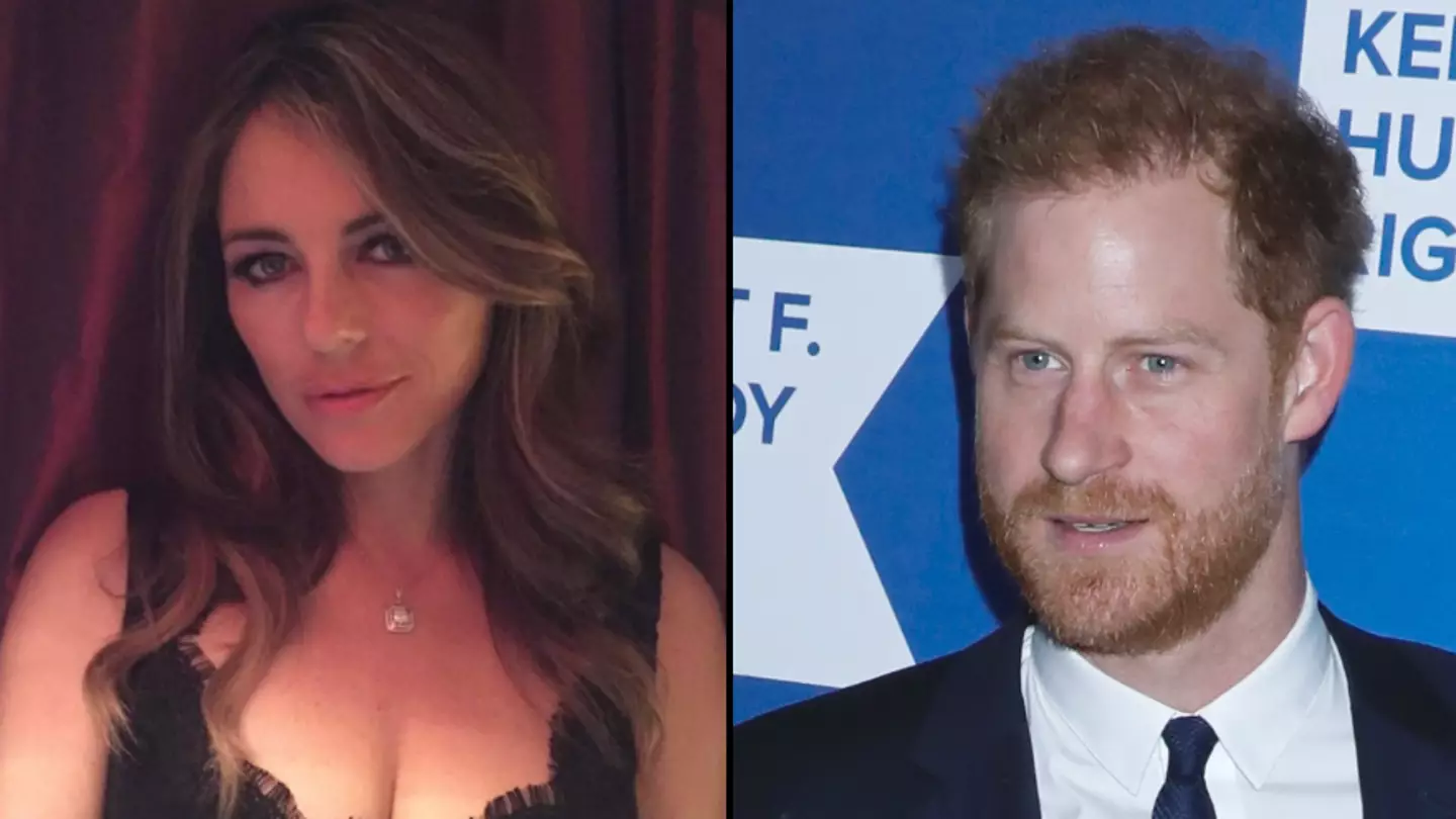 Liz Hurley addresses claim she took Prince Harry's virginity