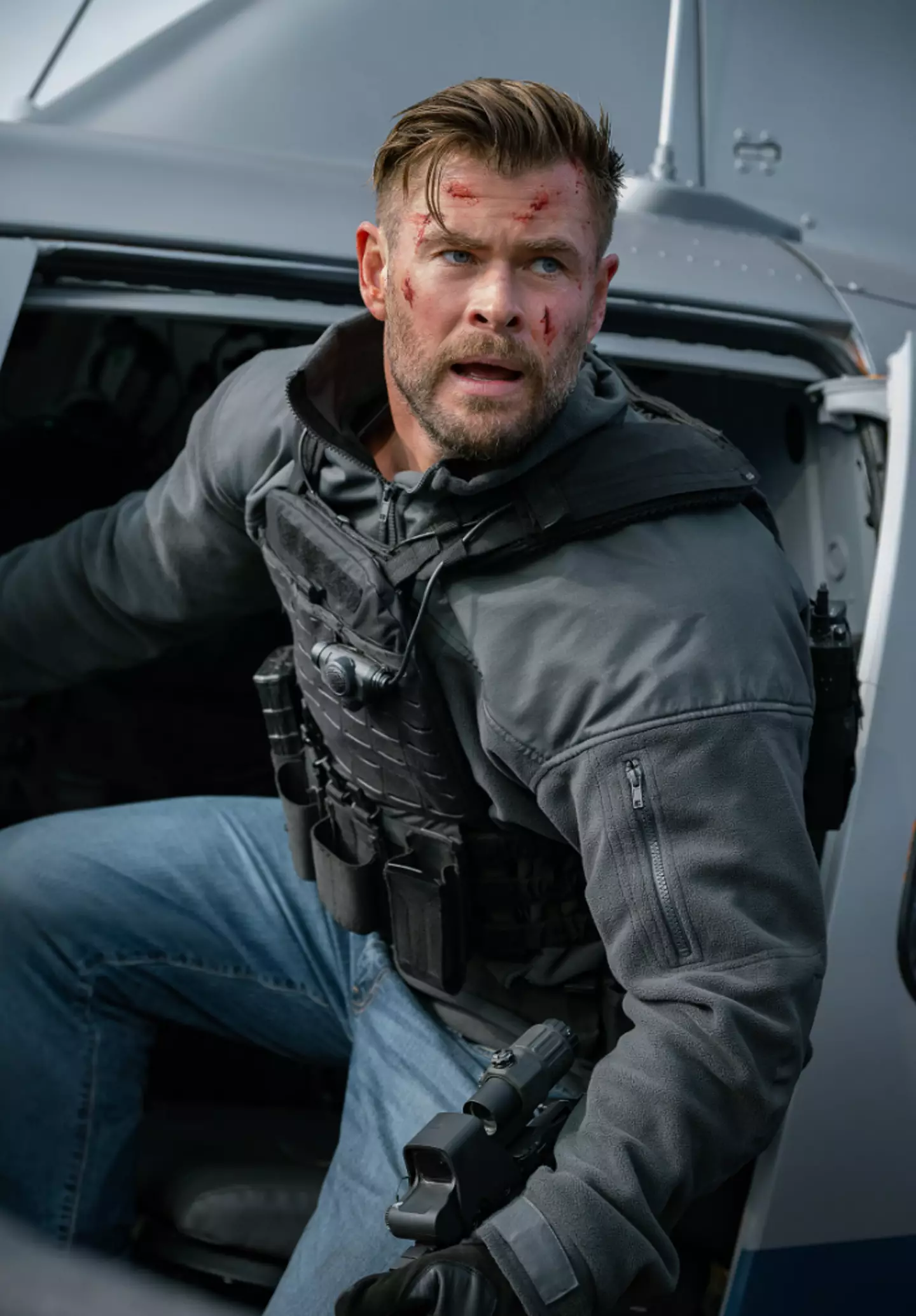 Hemsworth in Extraction 2.