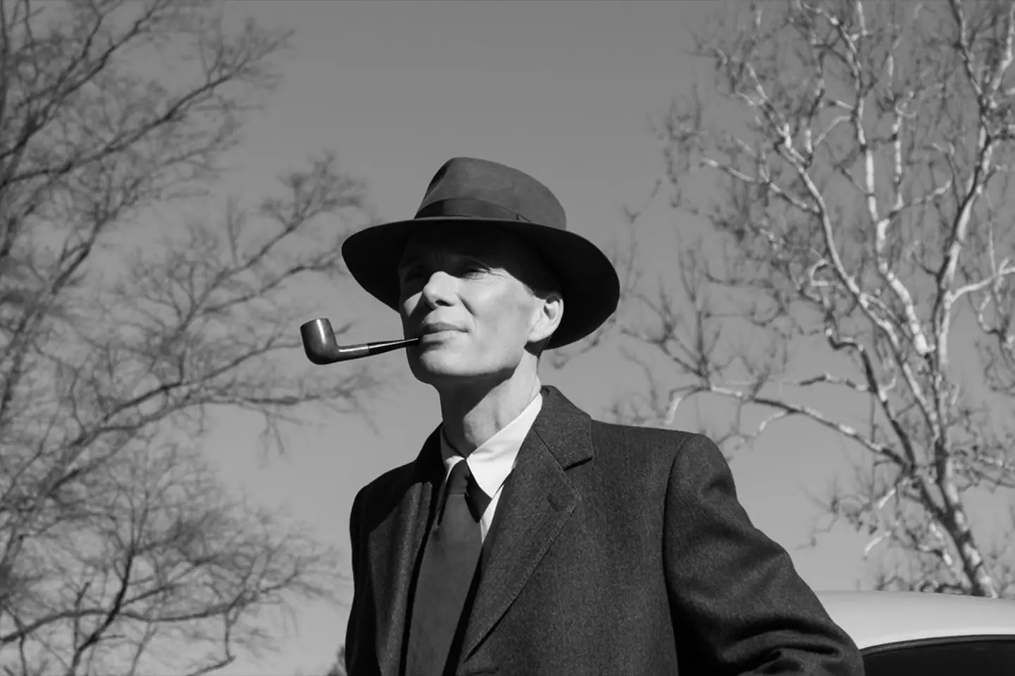 Cillian Murphy as J Robert Oppenheimer.