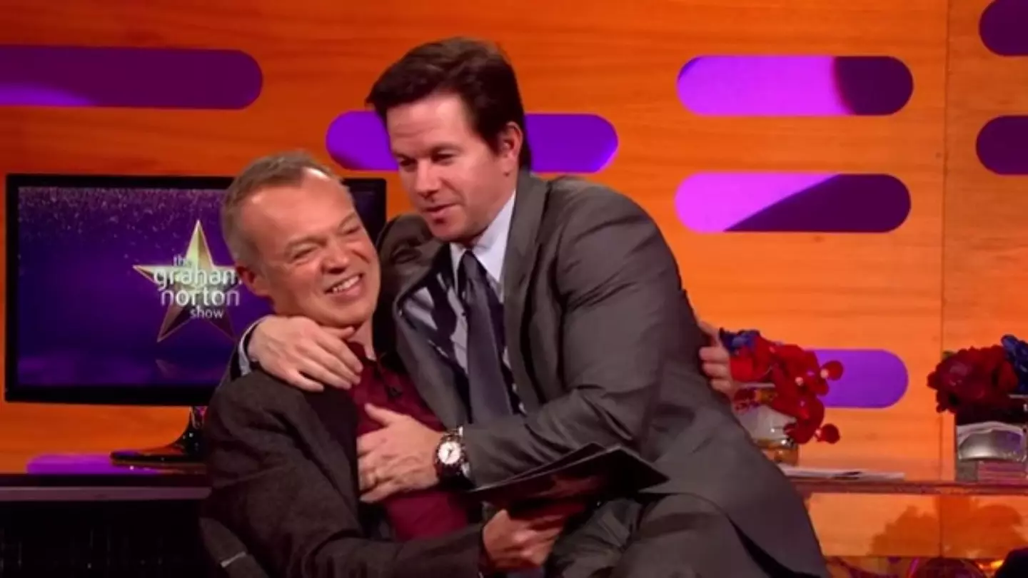 The actor got a bit too close for comfort with host Graham Norton.