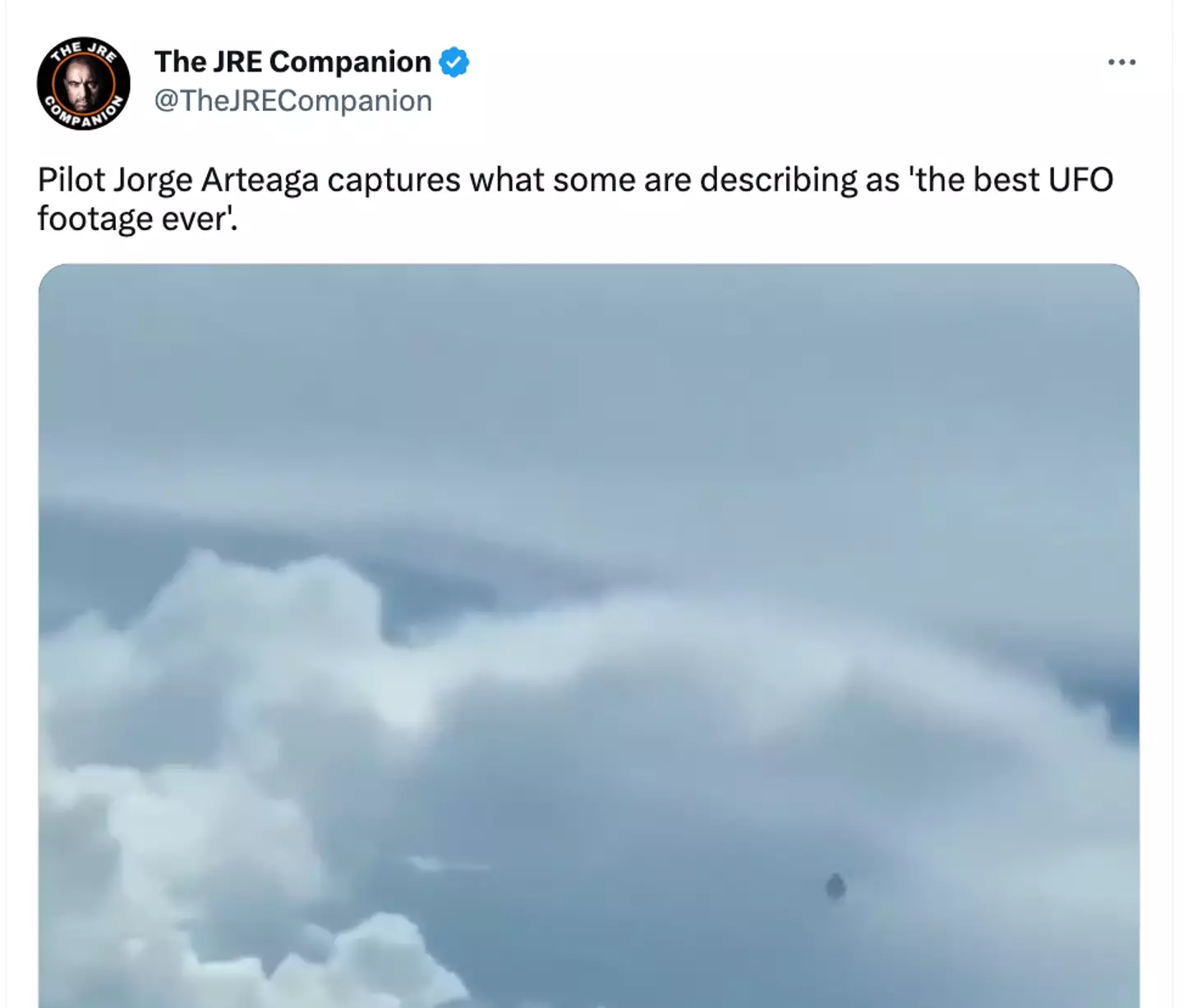 The footage has been shared widely online.