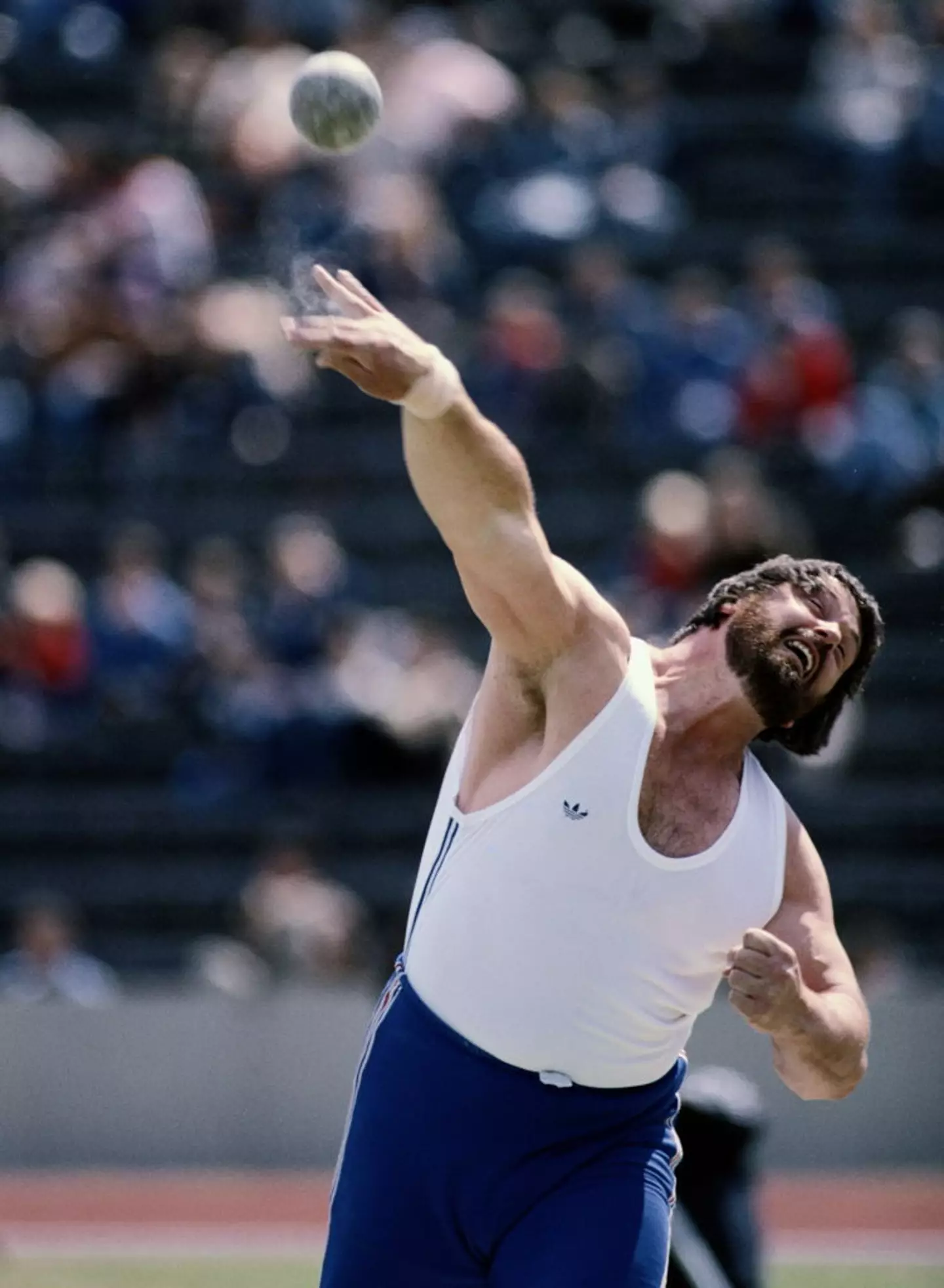 The ex-strong man ate a lot of food to stay in prime shape (Tony Duffy/Getty Images)