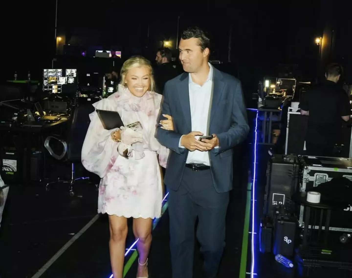 Charlie Kirk's wife and two young children were present when he was shot at a rally (Instagram/charliekirk1776)