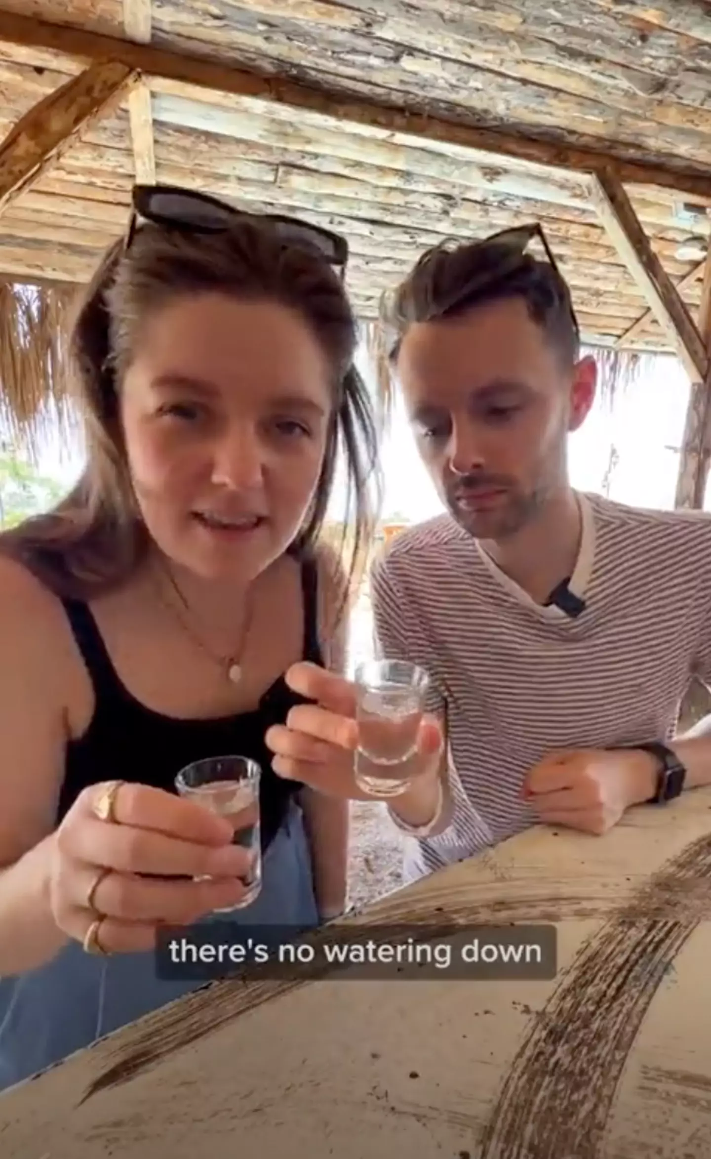 The couple seem convinced by the results.