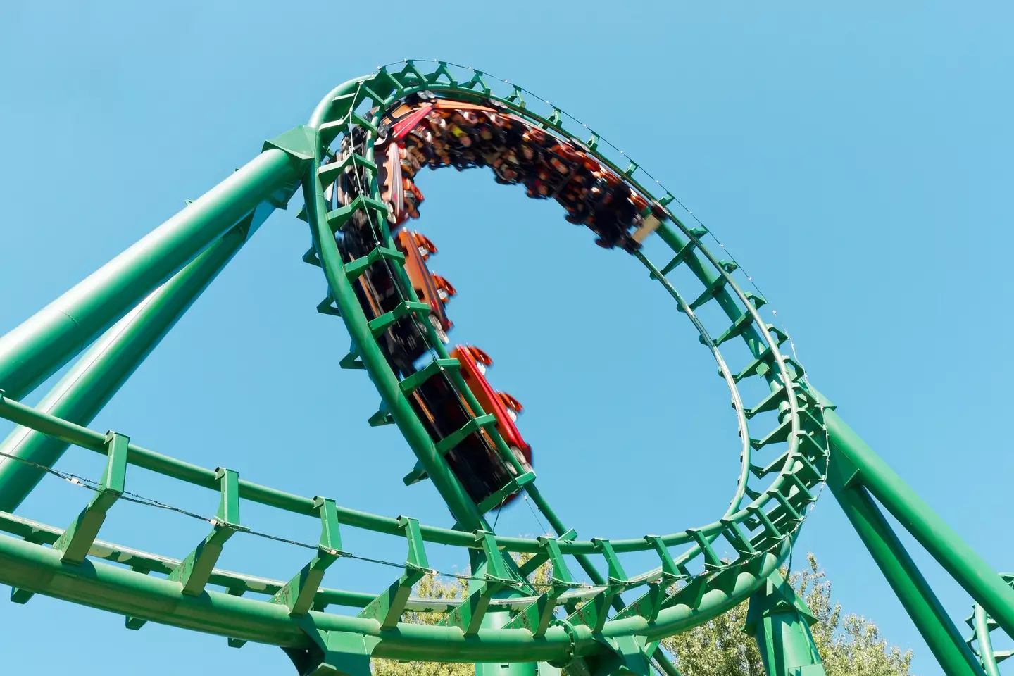 This rollercoaster loop isn't a perfect circle, and that's a good thing.
