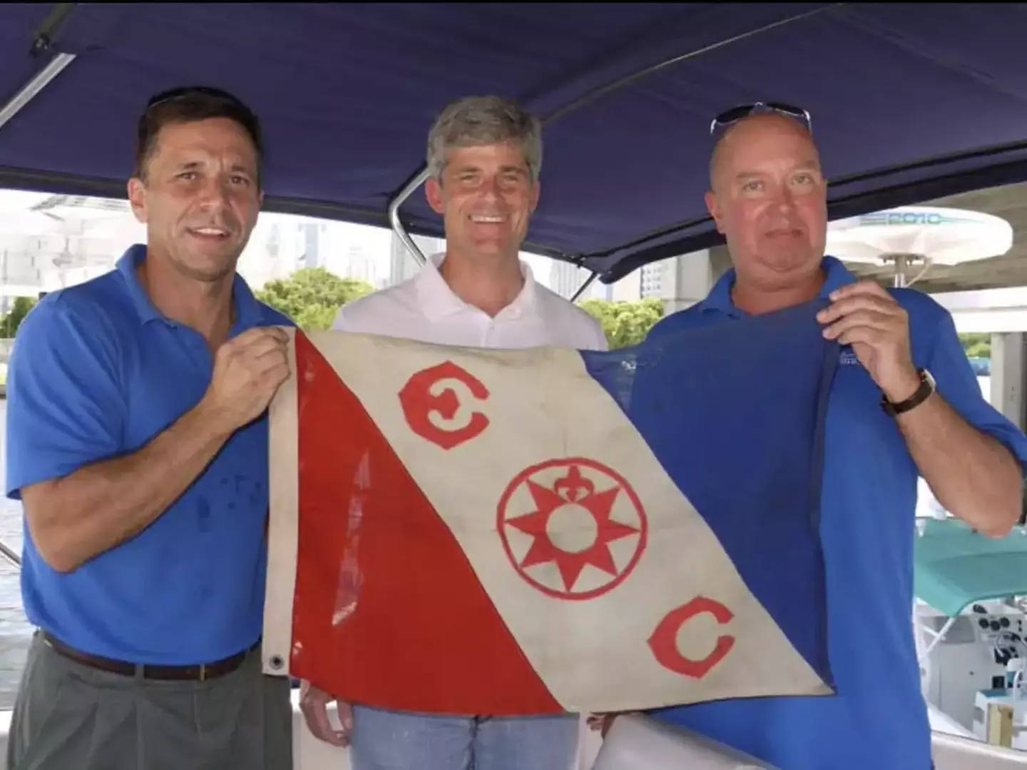 OceanGate co-founders Guillermo Sohnlein, Stockton Rush and Explorers Club member Ross Von Burg.